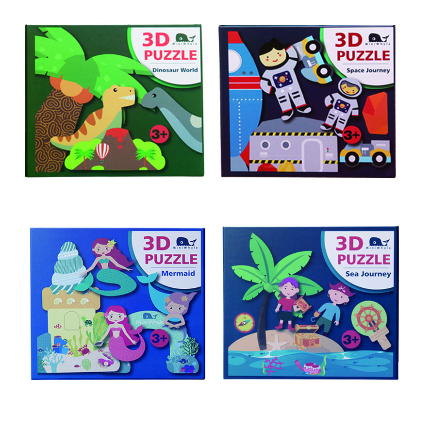 3D puzzle pre detskú továreň