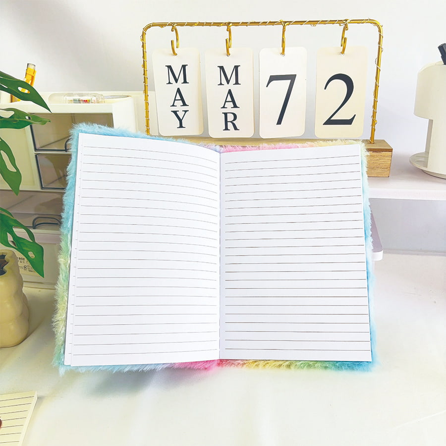 Plyšový zápisník A5 Roztomilý hviezdny denník