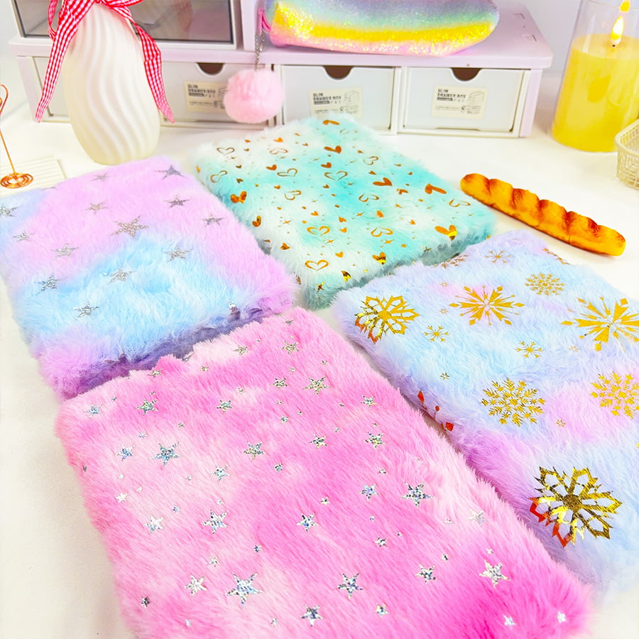 Plyšový zápisník A5 Roztomilý hviezdny denník